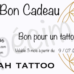 Carte Cadeau Yiskah tattoo